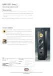 Bowers & Wilkins MATRIX 803 Series 2 User's Manual