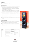 Bowers & Wilkins DM640i User's Manual