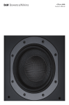Bowers & Wilkins CT8.4 LCRS User's Manual