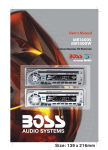 Boss Audio Systems MR1400W User's Manual