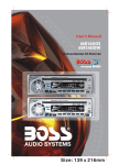 Boss Audio Systems MR1400S User's Manual