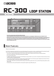 Boss Audio Systems RC-300 User's Manual