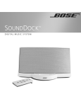 Bose SoundDock User's Manual