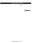 Bose bose am268612_00_v User's Manual