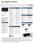 Bosch NIT8666UC Product Information