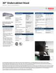 Bosch DPH30652UC Product Information