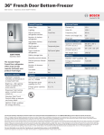 Bosch B26FT70SNS Product Information