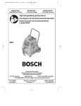 Bosch 3931 User's Manual