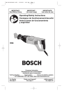 Bosch Power Tools RS5 User's Manual