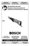 Bosch Power Tools RS10 User's Manual