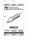 Bosch Power Tools 1521 User's Manual