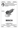 Bosch Power Tools 1250DEVS User's Manual