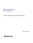 Blue Coat Systems Appliance Trim Kit SG Appliance User's Manual