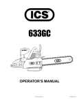 Blount 633GC User's Manual