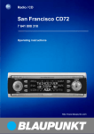 Blaupunkt CD72 User's Manual