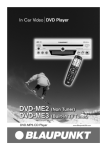 Blaupunkt DVD-ME2 User's Manual