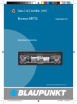 Blaupunkt BREMEN MP76 User's Manual