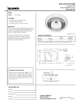 Blanco Devon 501-201 User's Manual