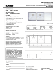 Blanco 513-695 User's Manual