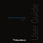 Blackberry Research In Motion - Water System 7.1 User's Manual