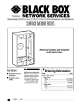 Black Box WP170GR User's Manual