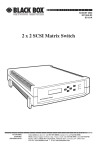 Black Box SC120A-R2 User's Manual