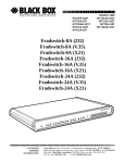 Black Box MT720A-232T User's Manual