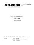 Black Box LRU4240 User's Manual