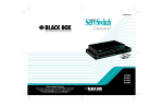 Black Box KV1500A User's Manual