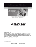 Black Box AC1056A-2 User's Manual
