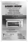 Black & Decker TROS1500B Use & Care Manual