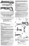 Black & Decker Quantum Pro 633526-00 Instruction Manual