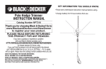Black & Decker NPT318 User's Manual