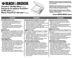 Black & Decker MX95C User's Manual