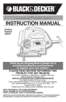 Black & Decker JS670V User's Manual