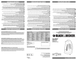 Black & Decker JKC450-JKC460 Use & Care Manual