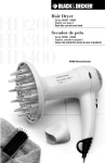 Black & Decker HD200, HD400 Use & Care Manual