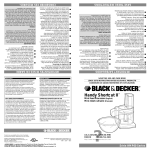 Black & Decker HMP60 User's Manual