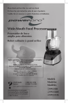 Black & Decker FP2500 Use & Care Manual