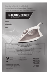 Black & Decker F225 User's Manual