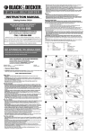 Black & Decker DS321 User's Manual
