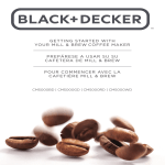 Black & Decker CM5000 Series Use & Care Manual
