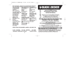 Black & Decker Oven WLBFHB User's Manual