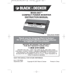 Black & Decker VEC054D User's Manual