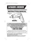 Black & Decker VP810 User's Manual