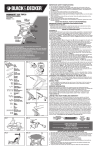 Black & Decker Biscuit Joiner Workmate 225 Type 6 User's Manual