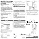 Black & Decker BL680 Use & Care Manual