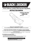 Black & Decker 90541667 Instruction Manual