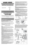 Black & Decker 90504019 Instruction Manual