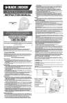 Black & Decker 7662 Instruction Manual